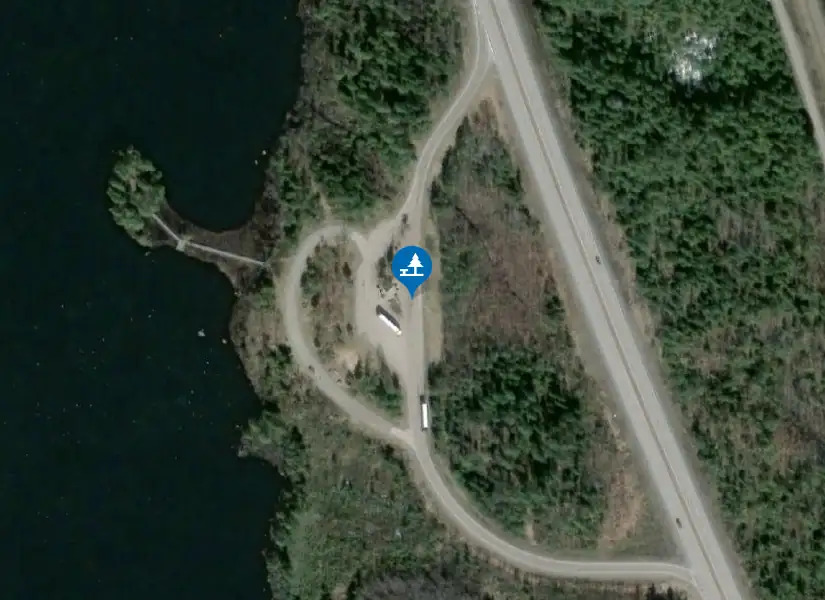 Satellitbild över Alebosjön