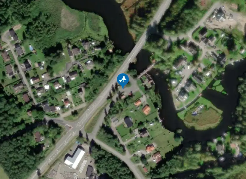 Satellitbild över Djulö