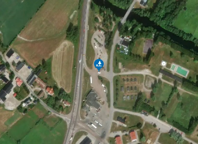 Satellitbild över Harmånger
