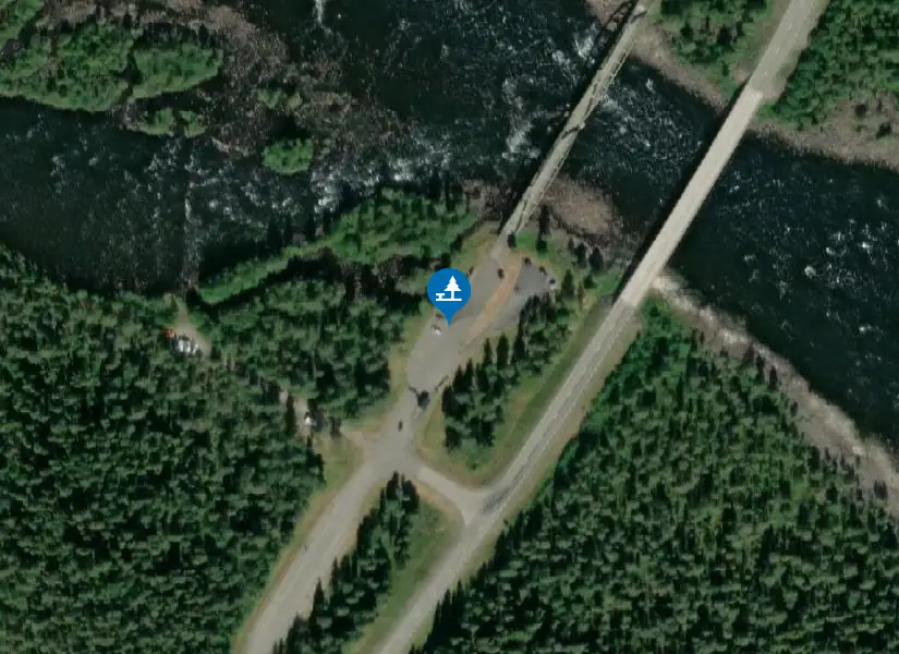 Satellitbild över Ljusselforsen