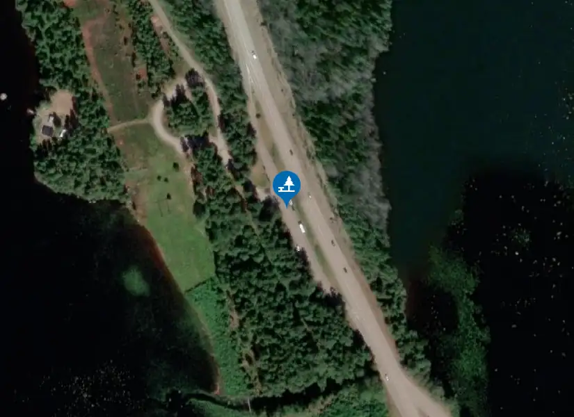 Satellitbild över Högbacka