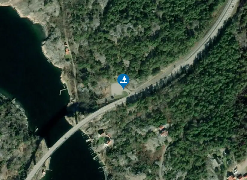 Satellitbild över Skåpesund
