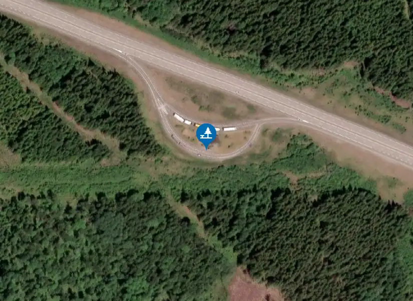 Satellitbild över Röstesjön