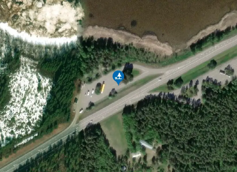 Satellitbild över Harrbäcken S