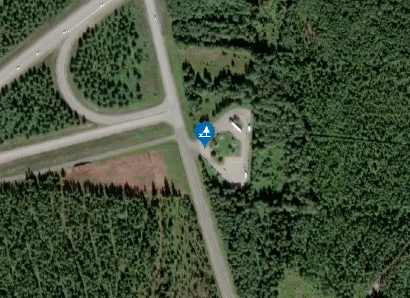 Satellitbild över Sävar