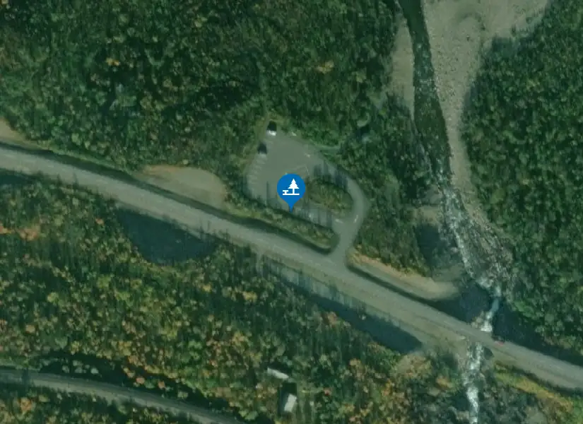 Satellitbild över Bessesjohka