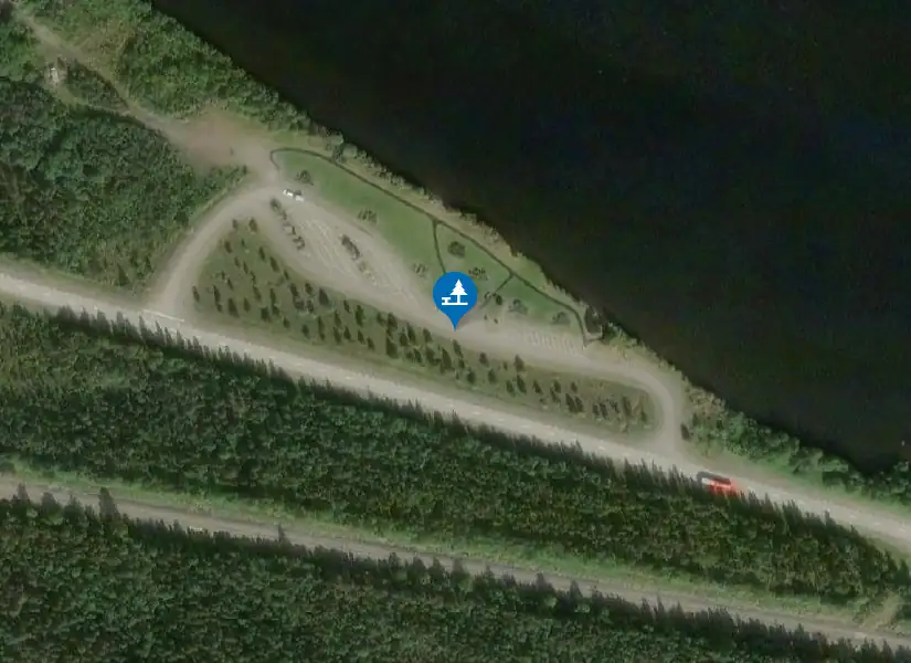 Satellitbild över Blåvikssjön