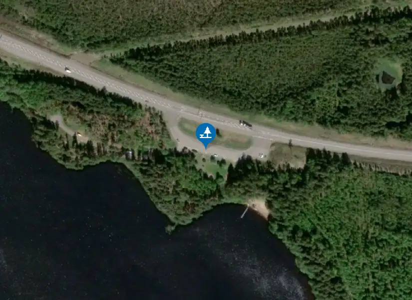 Satellitbild över Boasjön