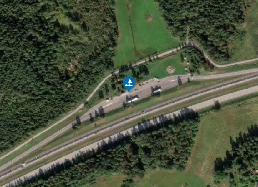 Satellitbild över Björnfallet