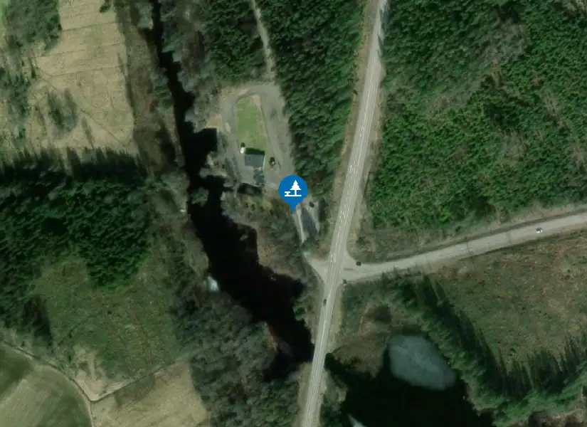 Satellitbild över Prästbäcken