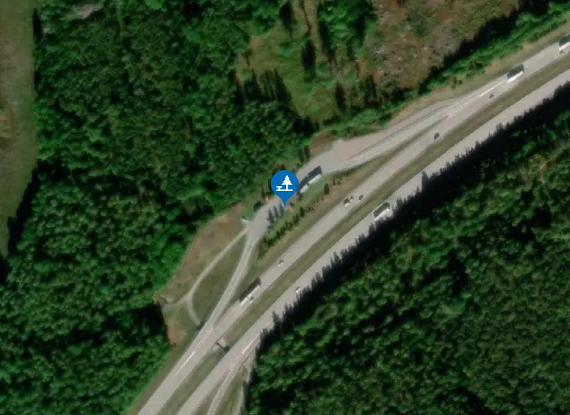 Satellitbild över Skoftesta skans