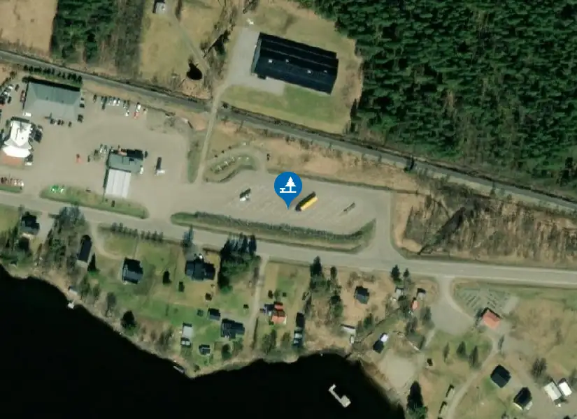 Satellitbild över Hoting