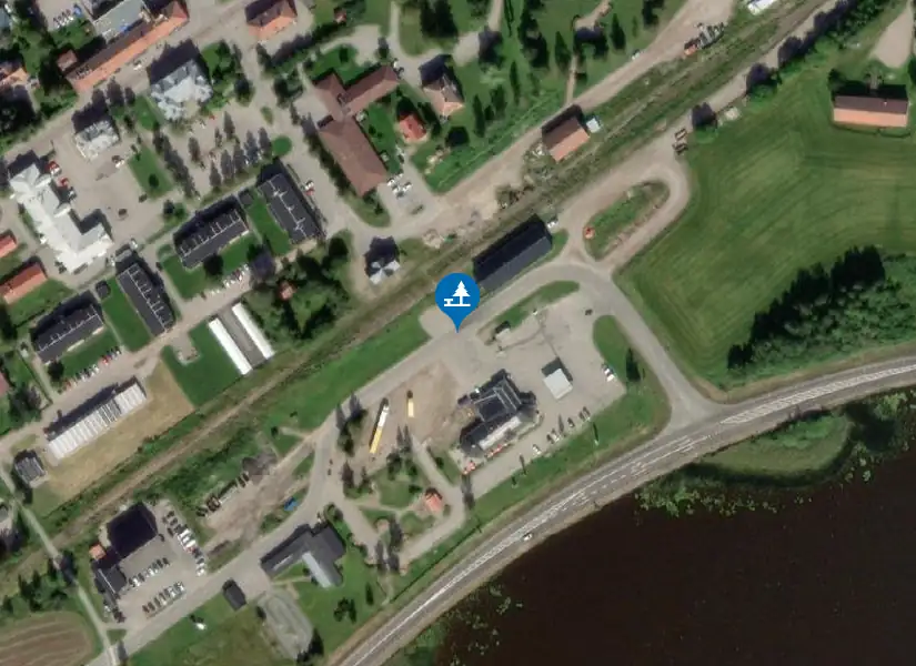 Satellitbild över Kyrktjärn