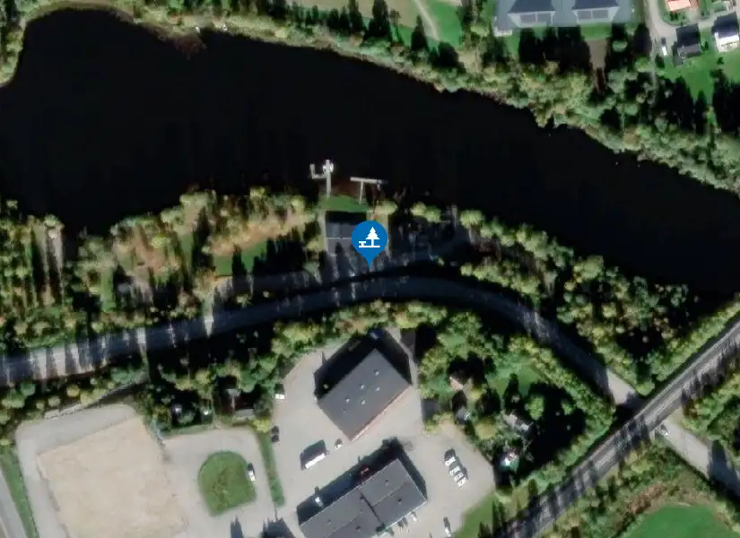 Satellitbild över Naturplats Moälven