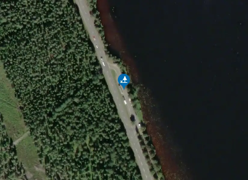 Satellitbild över Ljusvattnet