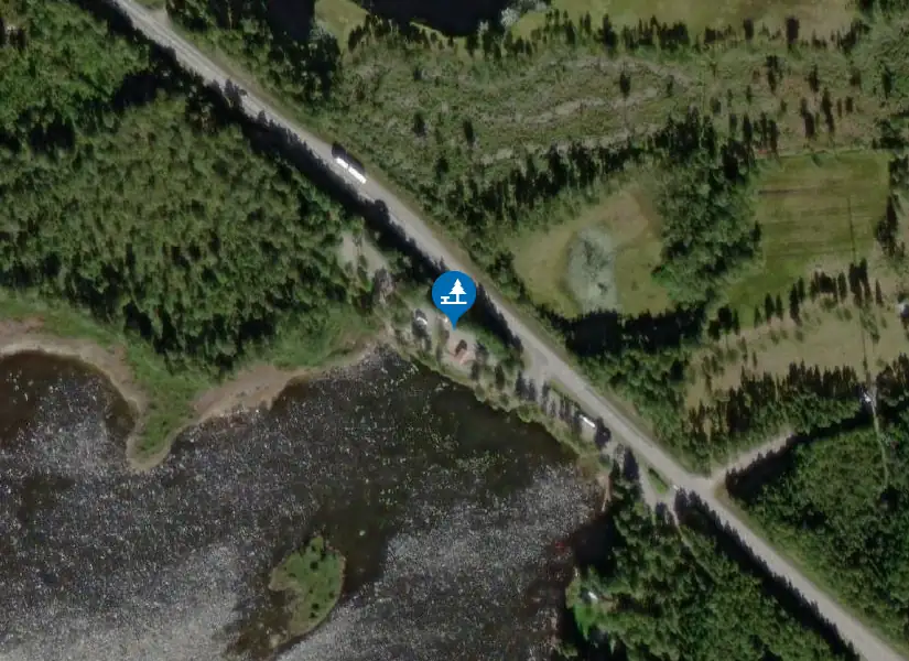 Satellitbild över Sandsjön