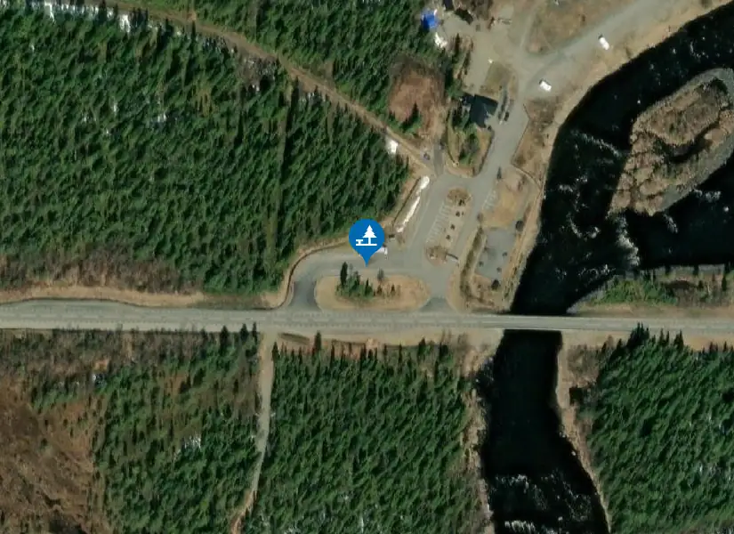 Satellitbild över Vojmån