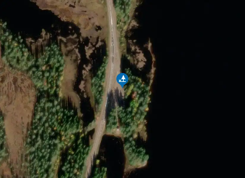 Satellitbild över Sandsjön