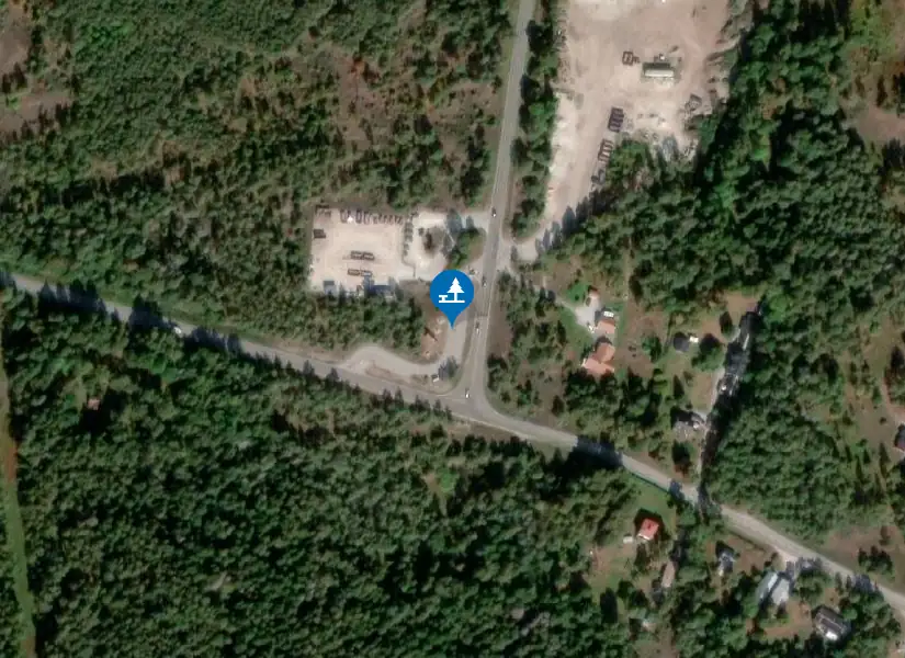 Satellitbild över Hallute backe