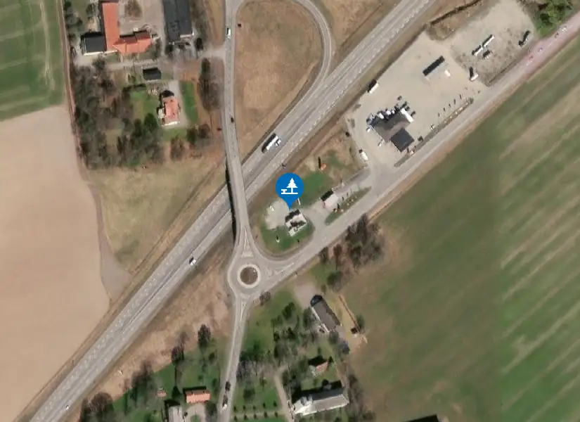Satellitbild över Hova