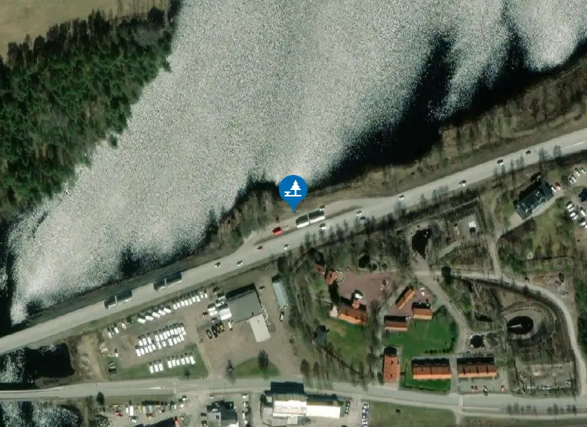 Satellitbild över Hosjön