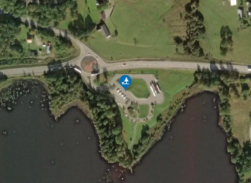 Satellitbild över Moasjön