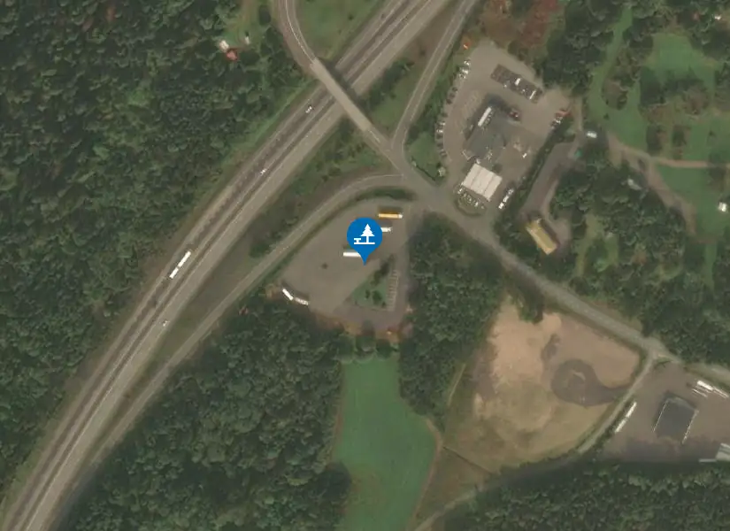 Satellitbild över Vätterleden