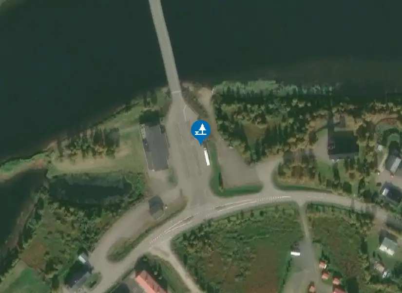 Satellitbild över Karesuando