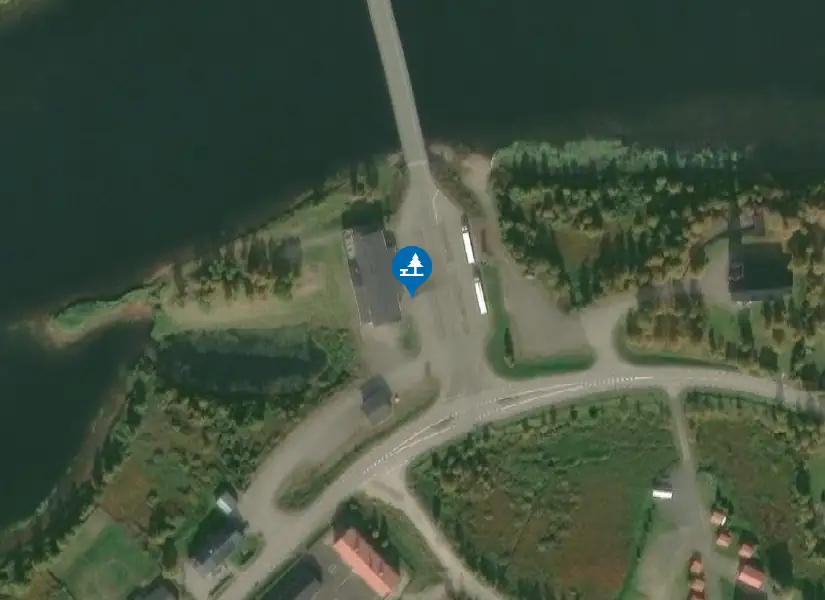 Satellitbild över Karesuando