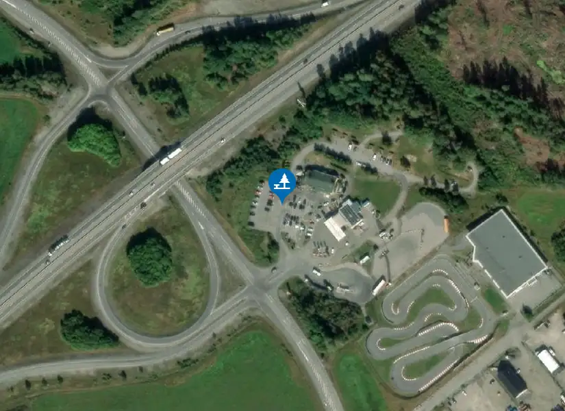 Satellitbild över Klinga