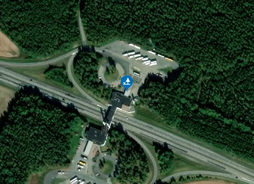 Satellitbild över Nyköpings bro N