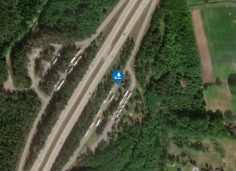 Satellitbild över Sickelsta Ö