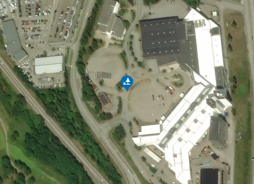 Satellitbild över Eurostop Märsta