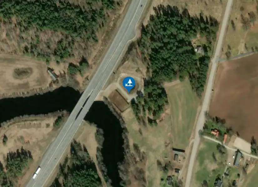 Satellitbild över Laganrasten