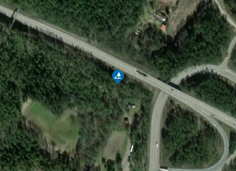 Satellitbild över Övre Kvarn
