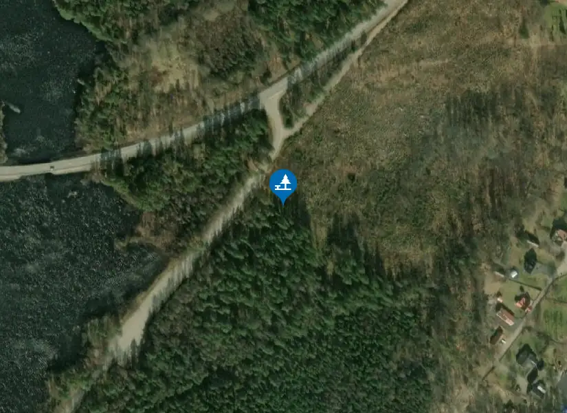 Satellitbild över Sandsjön