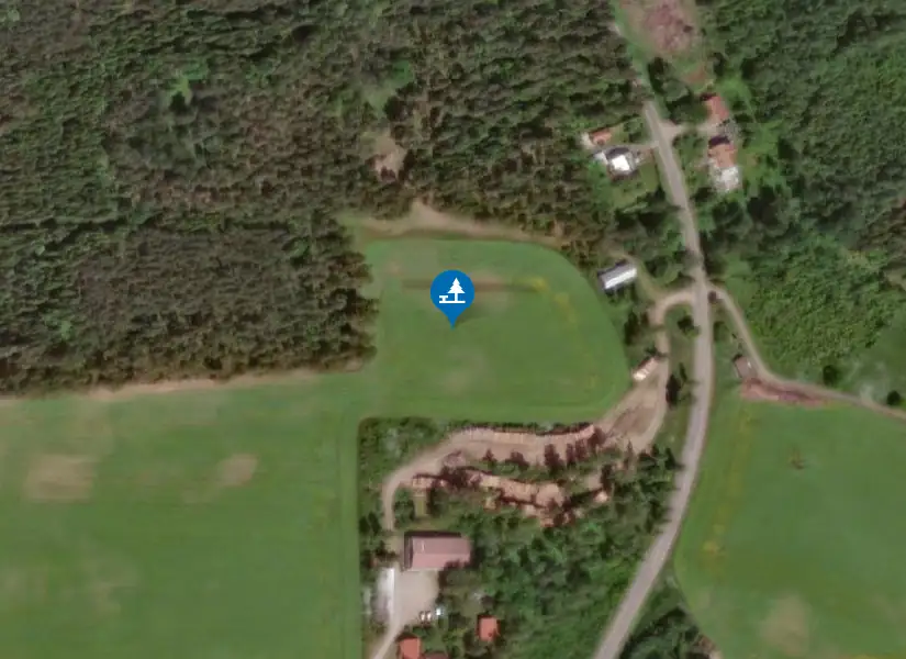 Satellitbild över Svartån