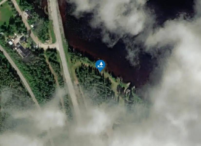 Satellitbild över Tårrajaur