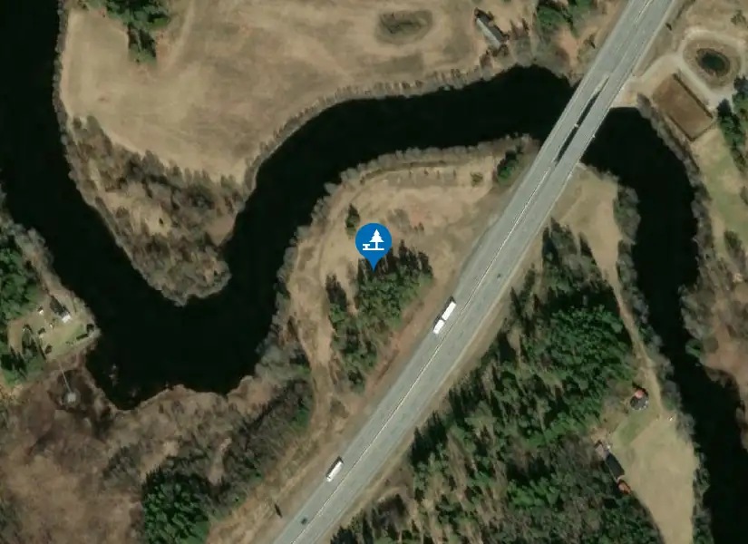 Satellitbild över Lagan Rasten 