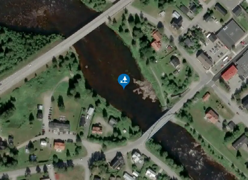 Satellitbild över Byske