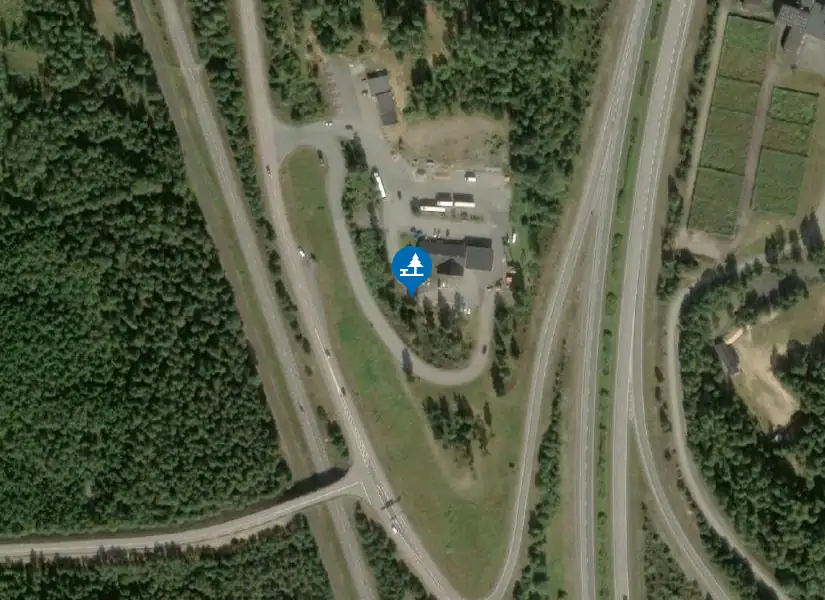 Satellitbild över Rastplats Skillingaryd