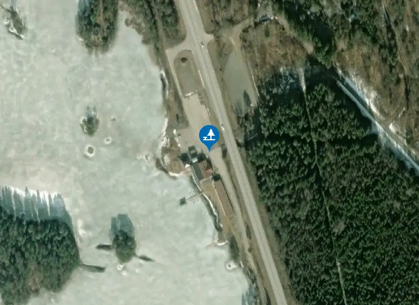 Satellitbild över Rastplats Våtsjön