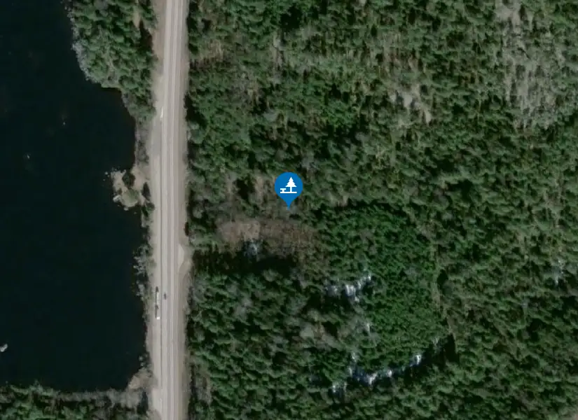 Satellitbild över Högbacka