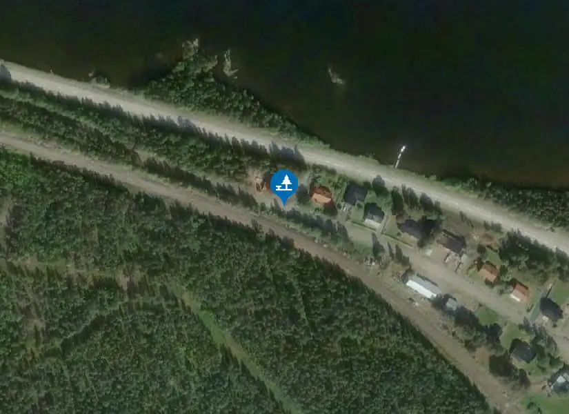 Satellitbild över Blåviksjön