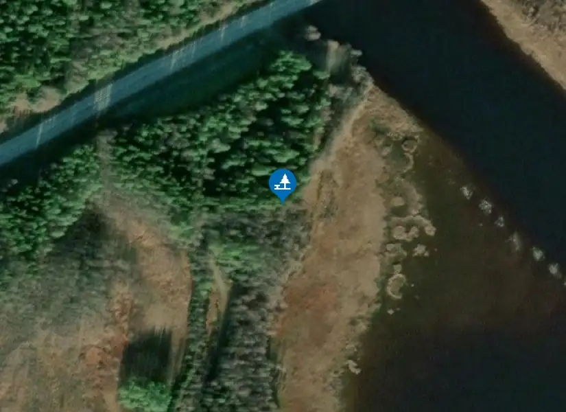 Satellitbild över Töre