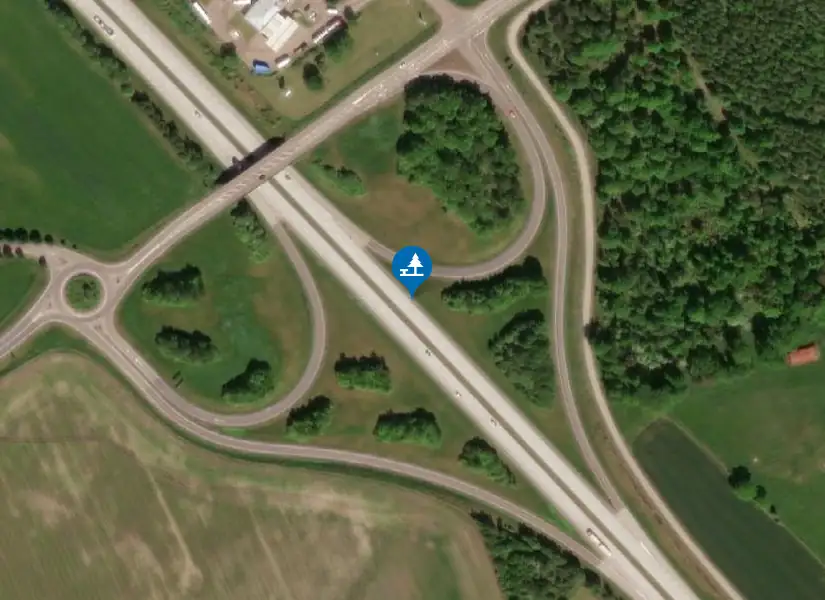 Satellitbild över Skrea Backe