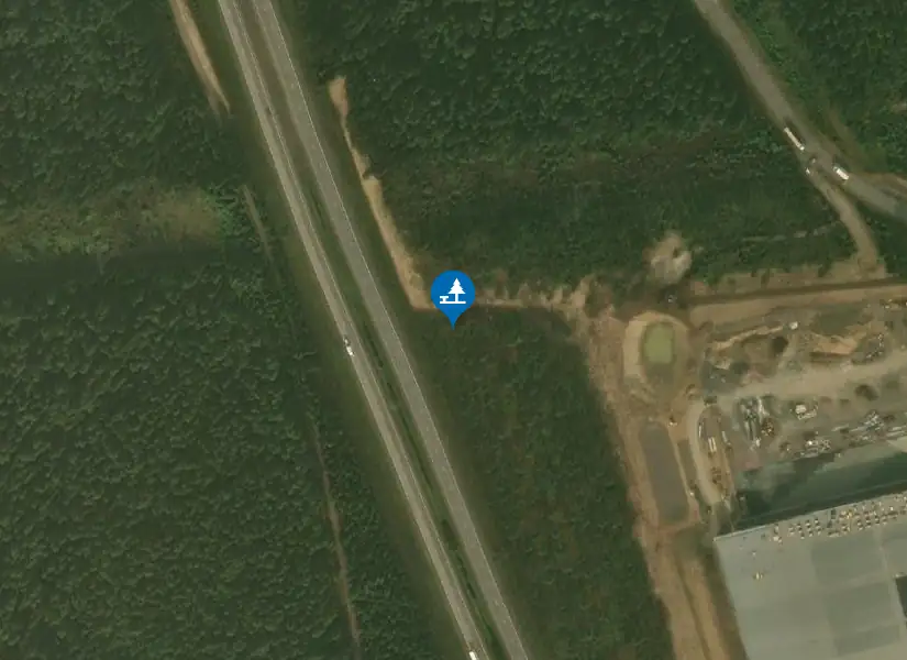 Satellitbild över Hyltena