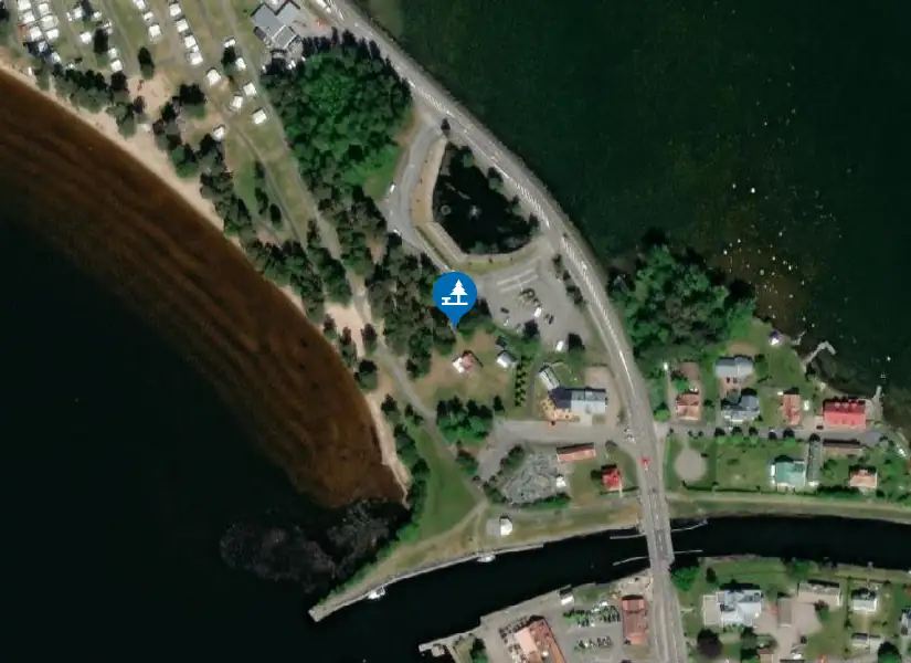 Satellitbild över Öltappen