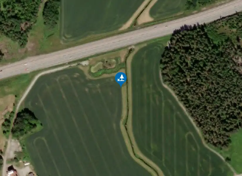 Satellitbild över Råby