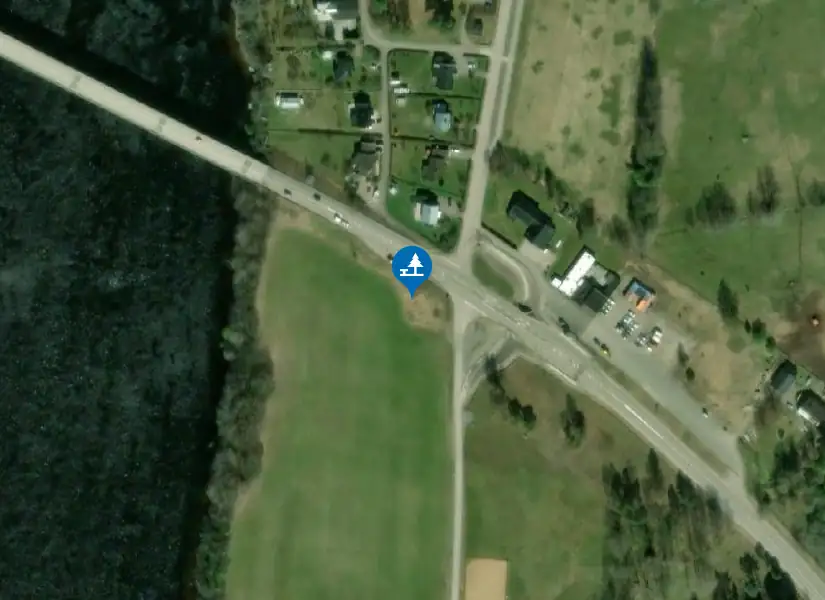 Satellitbild över Dalälvsbron